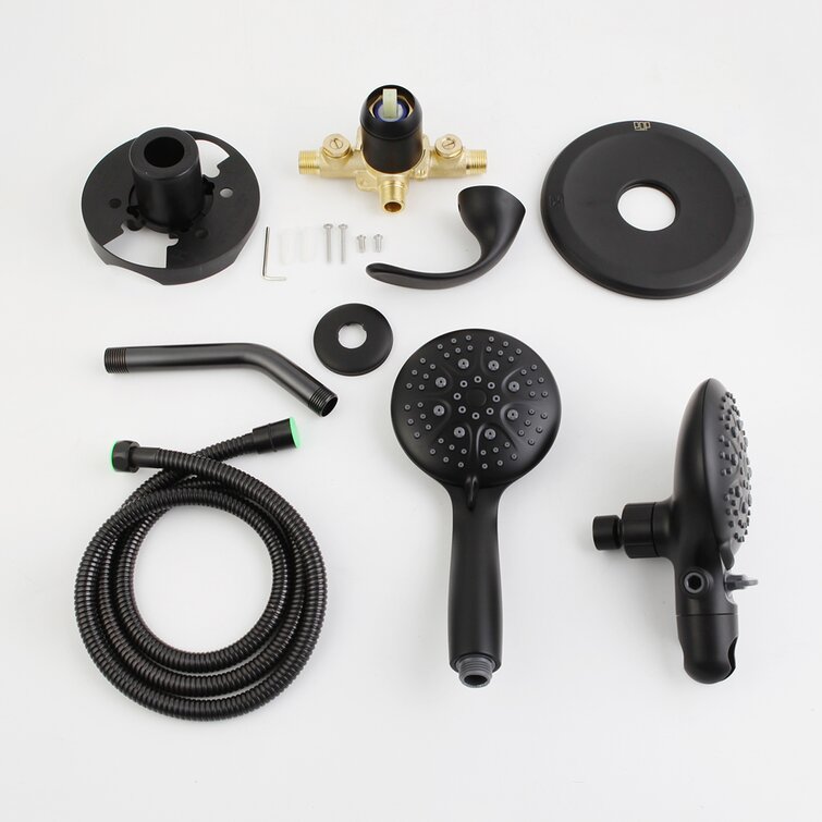 POP Sanitaryware Shower Faucet Set With Valve Bathroom High